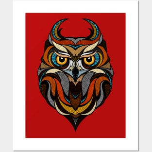 Red Owl Posters and Art